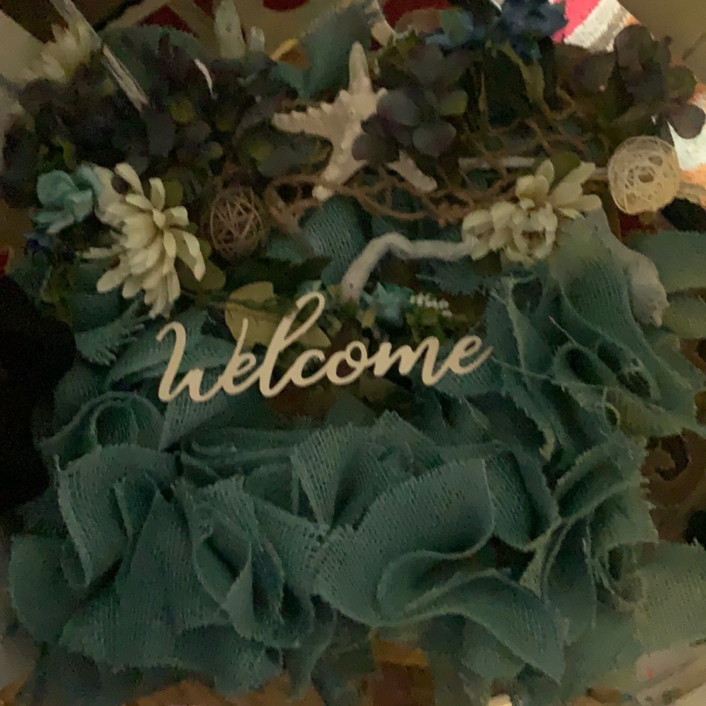 Custom made beach themed wreath